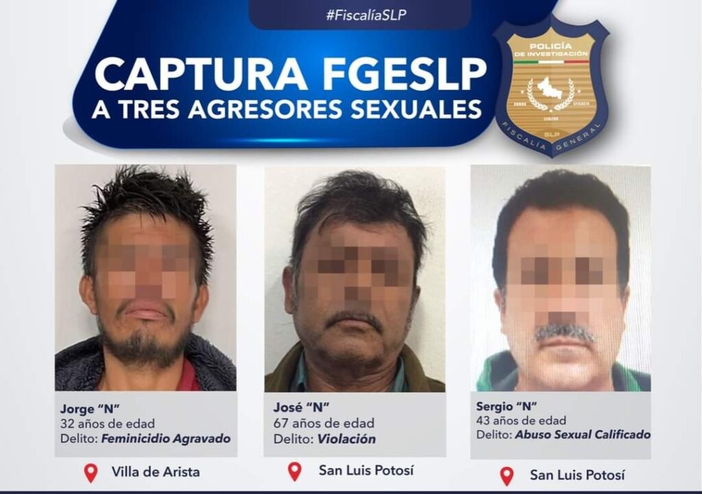 Capturados Tres Agresores Sexuales En Cárcel De Matehuala Asesino De Chuyita 4727