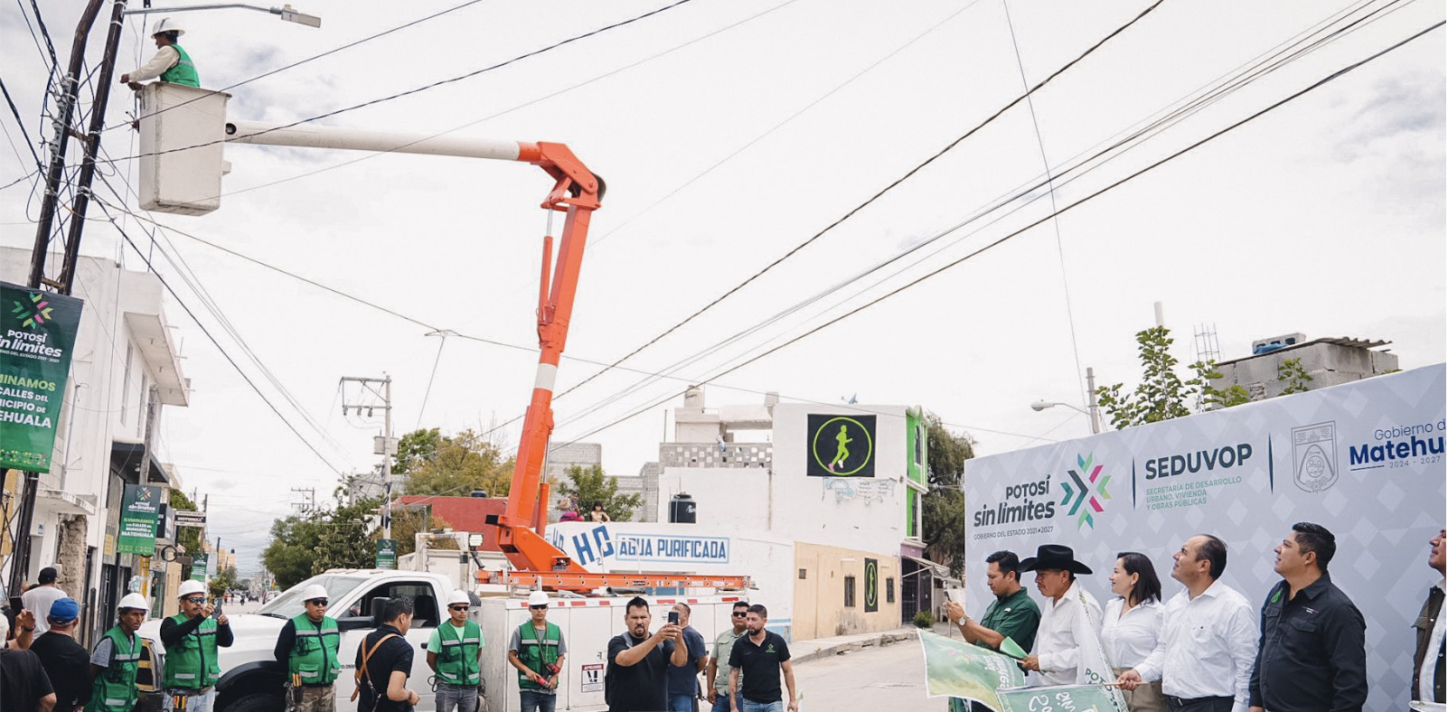 Alcalde de Matehuala se adjudica obra impulsada por Gallardo