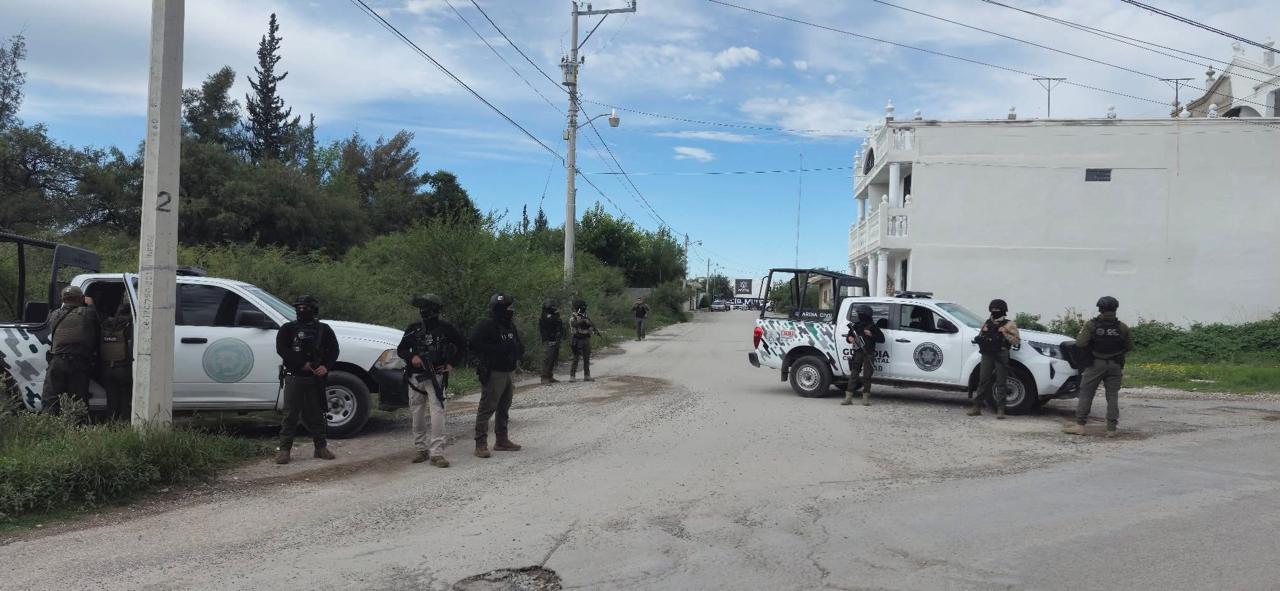 ¡Así te quería agarrar! Guardia Civil sorprende con operativo a Policía de Matehuala