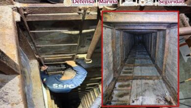Descubren túnel de 600 metros usado para traficar drogas entre Tijuana